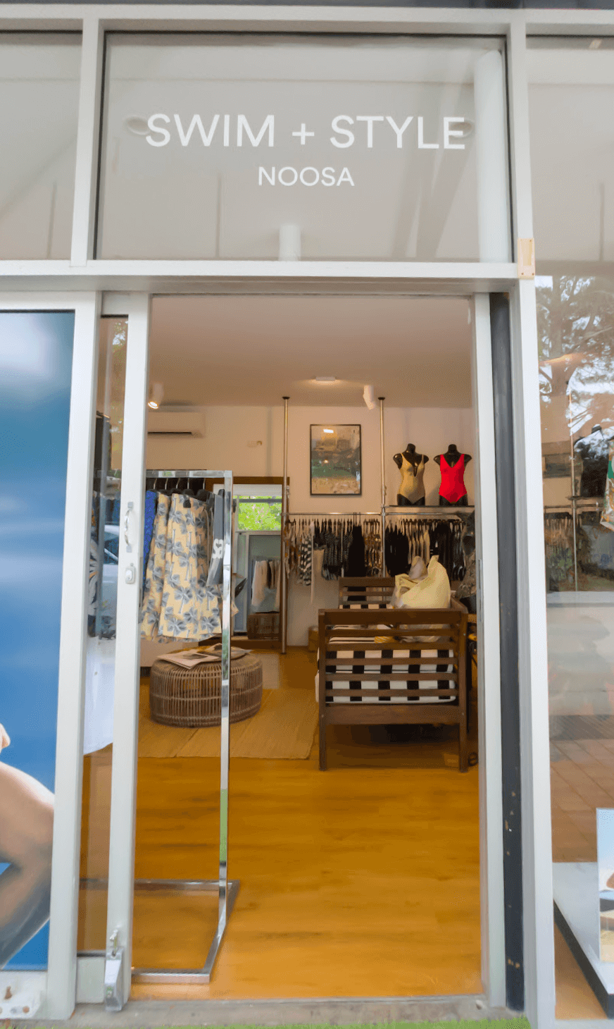 Swim Style Noosa boutique entrance, The Junction
